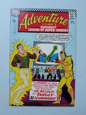 Adventure Comics 348 DC Comics 1966 Nice Date Stamp 