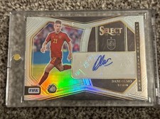 2023-24 Select FIFA Dani Olmo Pitchside Signatures Autograph Silver Prizm