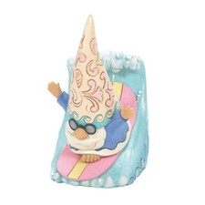 Coastal Gnome Surfing Figurine Jim Shore Heartwood Creek