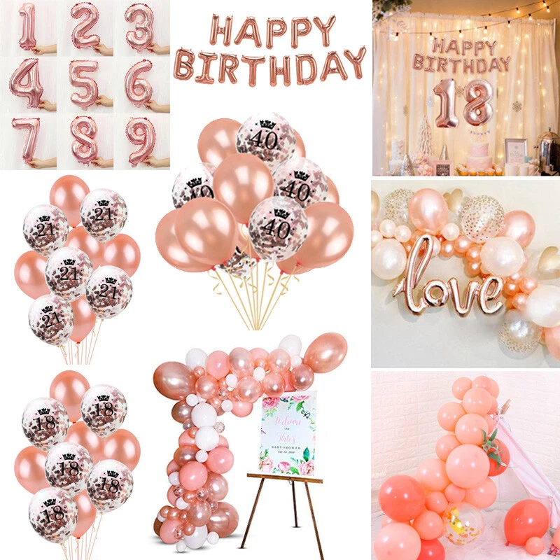 Birthday banners and balloons deals