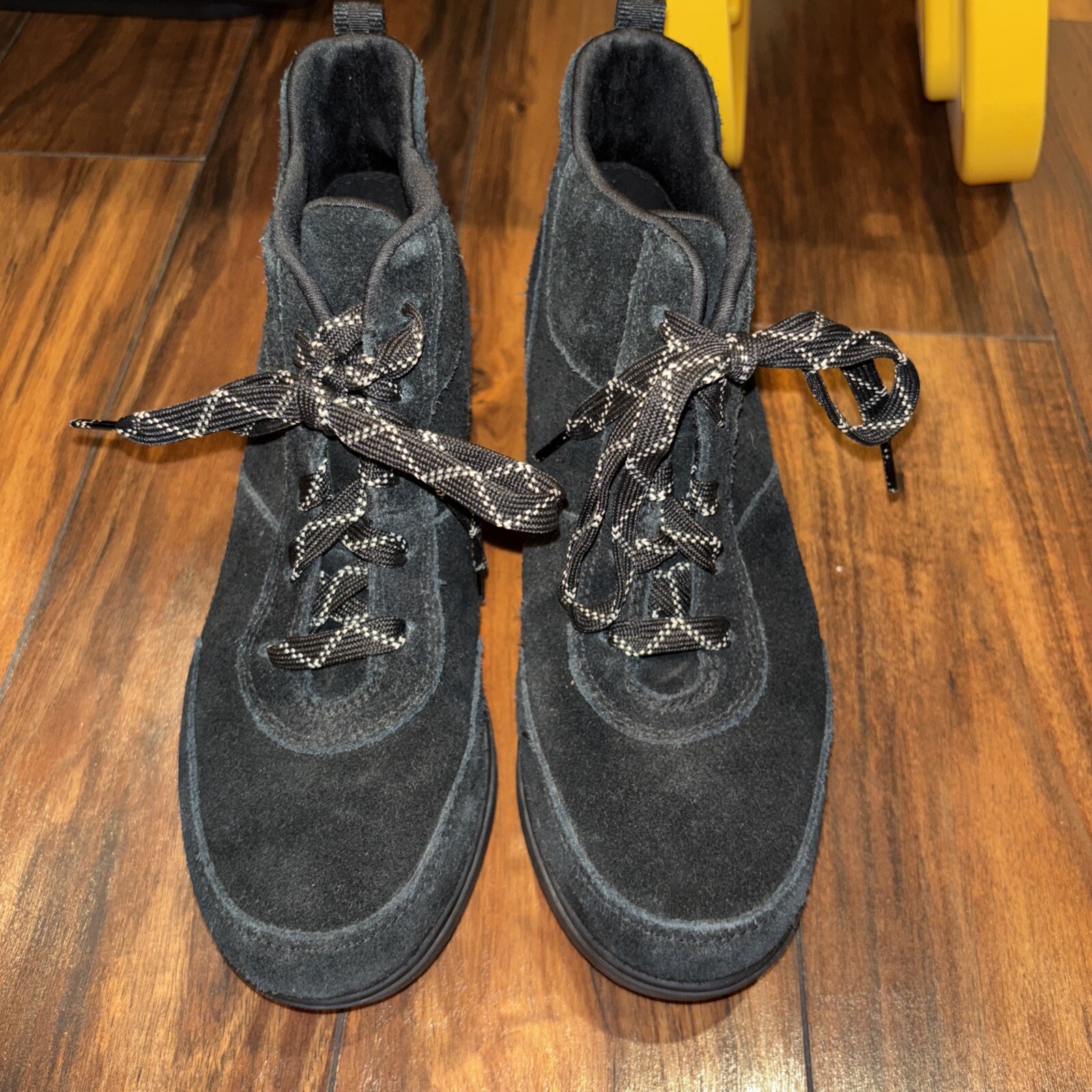 SOREL EVIE SPORT LACE Womens 7 38 Black Gum Waterproof Wedge Boots NL3817-011