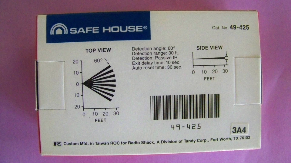 Safe House Mini Motion Detector Alarm/Chime New in Package - Image 2 of 4