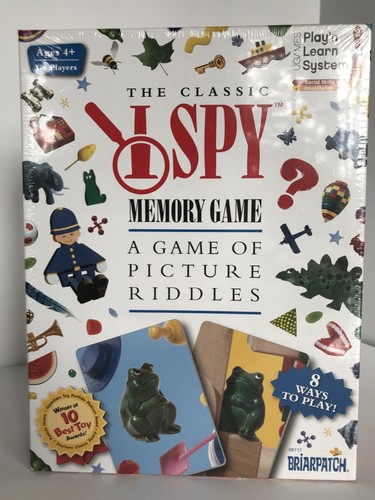 BRAND NEW SEALED The Classic I Spy Memory Game Ages 4+ Picture Riddles 1-6 Play