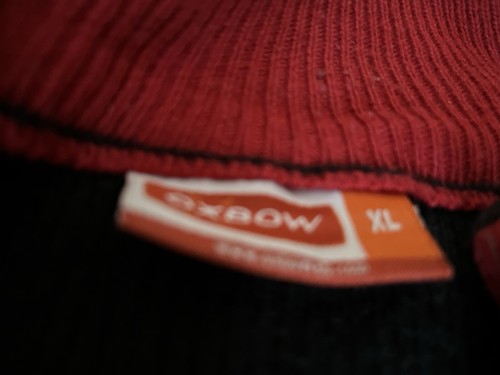 Chaqueta Cárdigan Vintage Oxbow Surf Tejido Pesado Lana/Acrílico Cremallera Completa Años 90 X Grande - Imagen 5 de 7