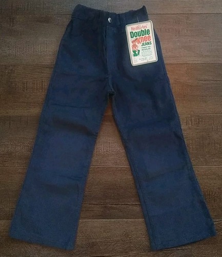 Vintage Healthtex Double Knee Jeans Size 6 NOS NWT Waist 23" Length 19" Corduroy - Picture 2 of 20