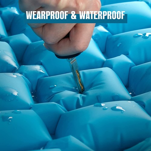 Outdoor Camping Airbed Inflatable Mattress Blow Up Air Bed Pump Camping Travel - Picture 3 of 12