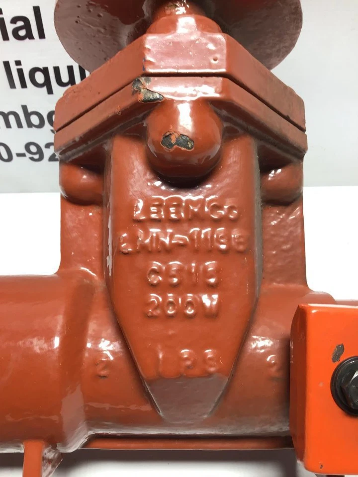 Válvula de compuerta de línea principal Leemco LMV-11SB 2" (grita x campana) IPS hierro dúctil Foto 3 de 4