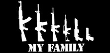 6 Pack My Family Rifles Guns Black White Vinyl Decal Bumper Sticker 6 Pack My Family Rifles Guns Black White Vinyl Decal Bumper Sticker