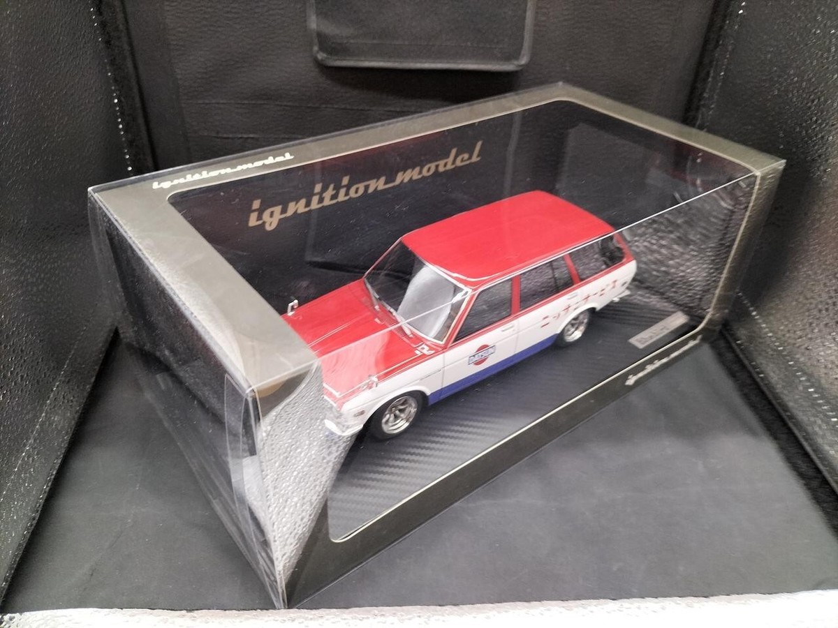 1:18 Datsun Bluebird (510) Wagon -- Red/White/Blue 1:18 Datsun Bluebird (510) Wagon -- Red/White/Blue