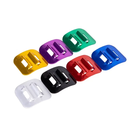 2x Bicycle Cable Guide C Clip Aluminum Adhesive Mount Brake Shifter Buckle Ztto - Picture 2 of 6