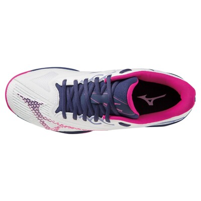 Mizuno Women's Tennis Shoes WAVE EXCEED LIGHT 2 OC White