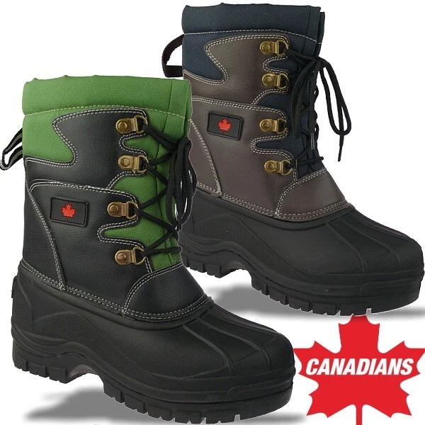 INDIGO Canadians Winterstiefel wasserdicht(*) Schnürer Materialmix Gr.24-42