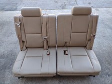 07-14 Yukon Denali Tahoe Suburban Escalade 3rd Third Row Seat Tan Leather 07-14 Yukon Denali Tahoe Suburban Escalade 3rd Third Row Seat Tan Leather