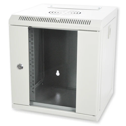 Koscom Netzwerkschrank 6HE Wandmontage 312x300x370mm (BxTxH) - 10 Zoll montiert