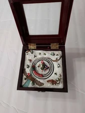 Train Christmas Music Box ,Does work. Plays Music.GUC