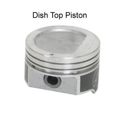 Mercury/Mercruiser 140hp Chevy Marine 3.0/3.0L/181 Dish Top Pistons