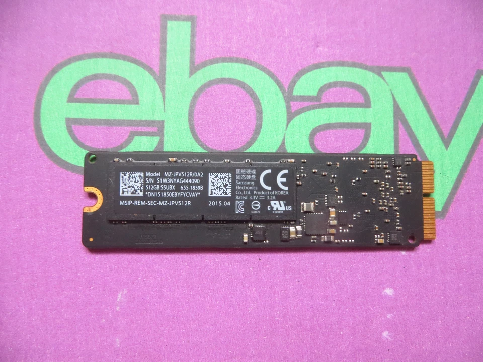 Apple MacBook Air A1466 A1465 A1502 2013-2017 A1398 15" Late 2013 2015 512GB SSD - Image 3 of 4