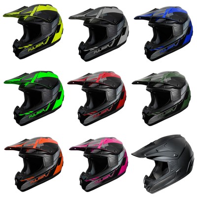 Adult Fulmer MX Helmet - 202 EDGE - ATV UTV Dirt Bike Off Road DOT Approved