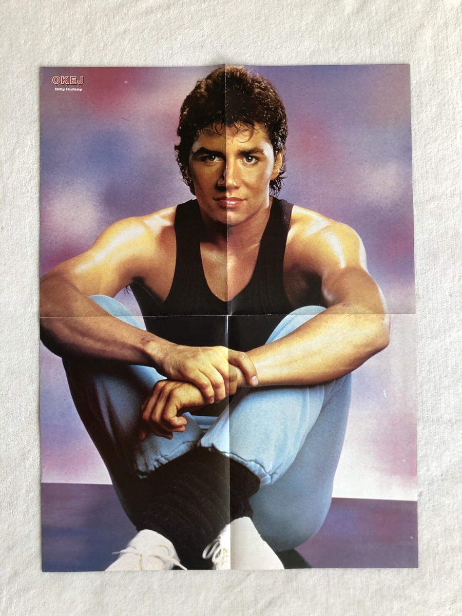 BILLY HUFSEY 1984 FAME ACTOR TV SERIES Swedish Poster Music