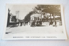 Pre 1927 Bieldside Car Terminus Aberdeen Tramways Tram Postcard 