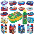 2Pk Kids Aluminum Water Bottle 500ml & Leak Proof Lunch Box, School, Picnic Gift