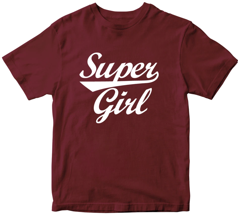 Super Girl T-shirt Superhero Comics Wonder Woman Birthday Party Funny Gifts Foto 4 de 4