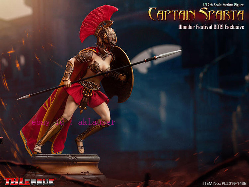 Tbleague Pl2019-143b 1/12 Scale Captain Sparta Action Figure Toy