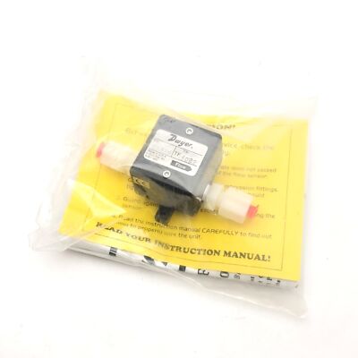 New Dwyer TF1062 Turbine Liquid Flow Meter, Range: 1-10 GPH, 3/8'' O.D, 12VDC
