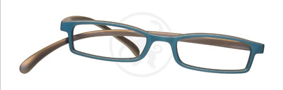 Spider Monkey - Reader Reading Glasses -- PETROL / BROWN