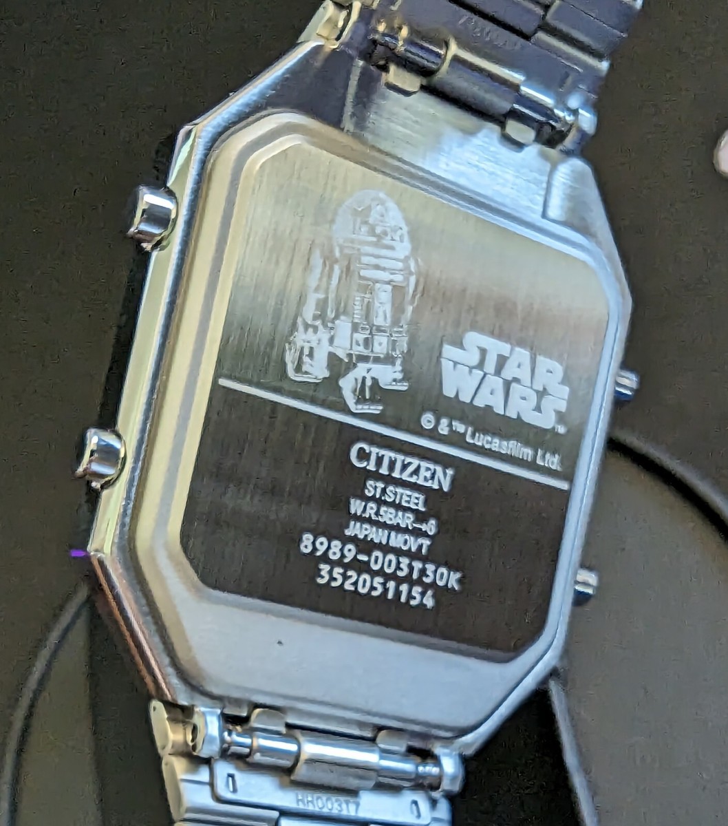 Citizen Star Wars R2-D2 Analog Digital White Dial Watch