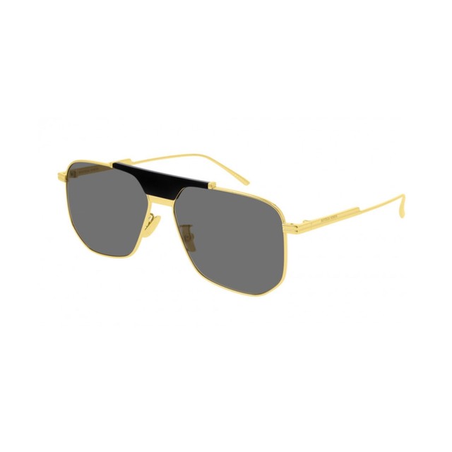 Occhiali da sole Bottega Veneta Bv1036s Gold Black/grey 60/14/145 Uomo |  Acquisti Online su eBay