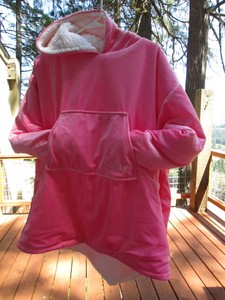 "The Comfy" Shark Tank Pink fleece oversized hoodie ...