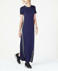 michael kors blue maxi dress