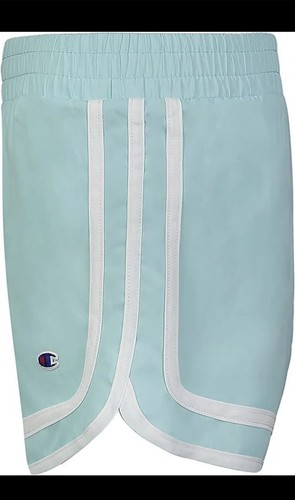 Champion Girls Woven and French Terry Basketball Shorts, Blue, Size XL - Picture 2 of 6