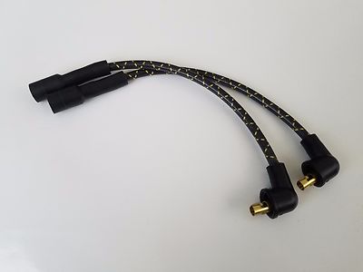 Blue Bk Cloth Spark Plug Wires Harley 95-03 Sportster 883 1200 - Foto 7