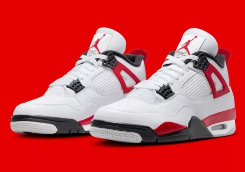 NEW Nike Air Jordan 4 Retro Red Cement Mens Size 12 (DH6927-161)