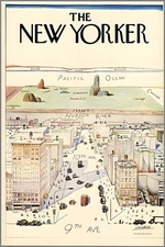 The New Yorker Map Poster 🗺️ - Iconic Illustration 24x36” Hi-Res💎 Print