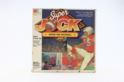 Super Jock Super Toe Football Player Game Vintage 1986 Milton Bradley Field Goal - Picture 7 of 8