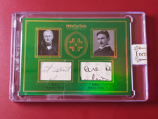2025 Eternal Revelation Dual History Relics Thomas Edison/Nikola Tesla 1/5 First