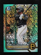 2022 Bowman Chrome Prospects Aqua Shimmer Refractor 55/125 Rodolfo Nolasco 0of7