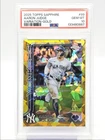AARON JUDGE 2025 TOPPS CHROME SAPPHIRE VARIATION GOLD /50 PSA 10 Q4856