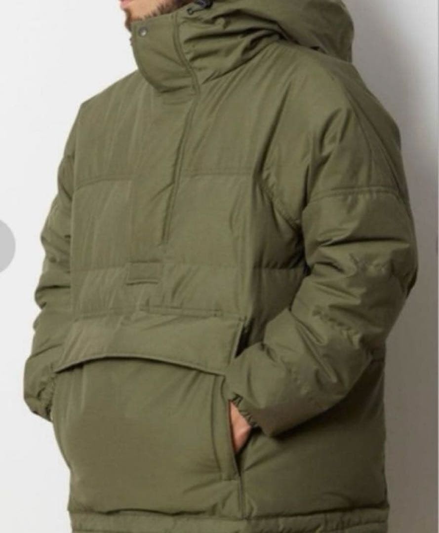 Snow Peak Down Pullover Bonfire Outer Jacket Khak… - image 1