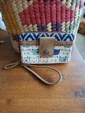 Maurices Kitty Cat Wristlet Wallet 7x4