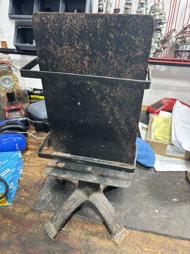 Vintage Cast Iron long Match Box Holder for fireplace