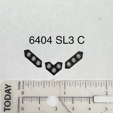 3 Pack 1/64 Scale Clear Split Vision SLR Lightbar Fire Ladder Code 3 6404SL3C