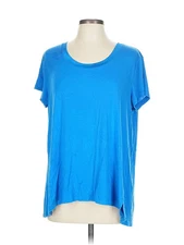 H By Halston Women Blue Active T-Shirt L