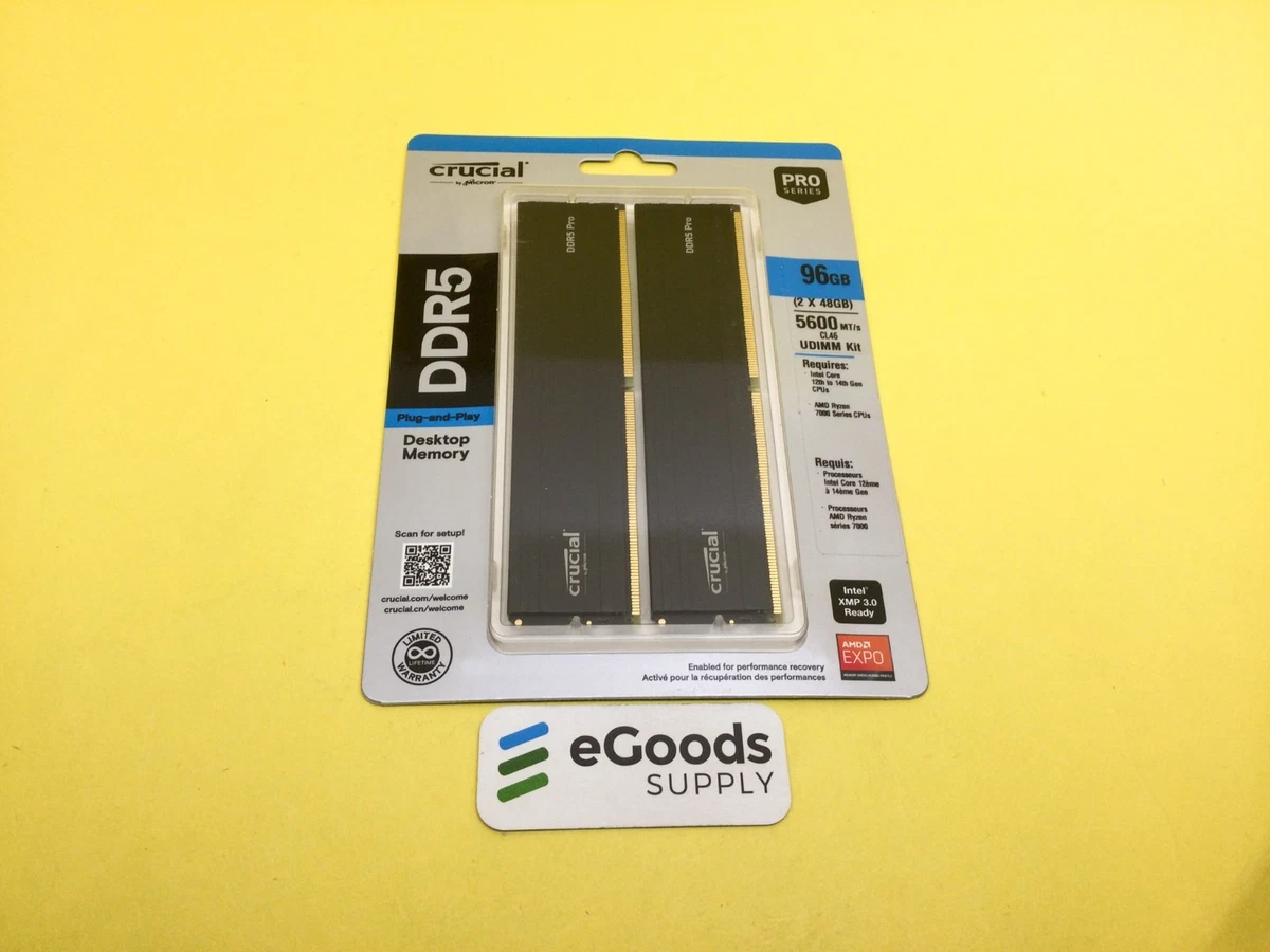 Crucial Computer RAM 48 GB Total Capacity for sale | eBay