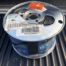 Southwire 49276945 500 ft. 18/4 Black Solid Copper UL Burial Sprinkler System...