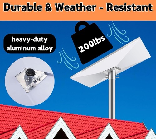 Xtra Heavy-Duty Starlink Gen 3 Mount Adapter Storm Resistant Aluminum Alloy V3 - Afbeelding 5 van 13