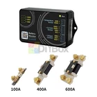 KL-F Bluetooth Battery Monitor 0-120V 0-100A/400A/600A Coulomb Meter Volt Amps